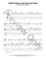 I Will Follow You Into The Dark Guitar and Fretted sheet music cover